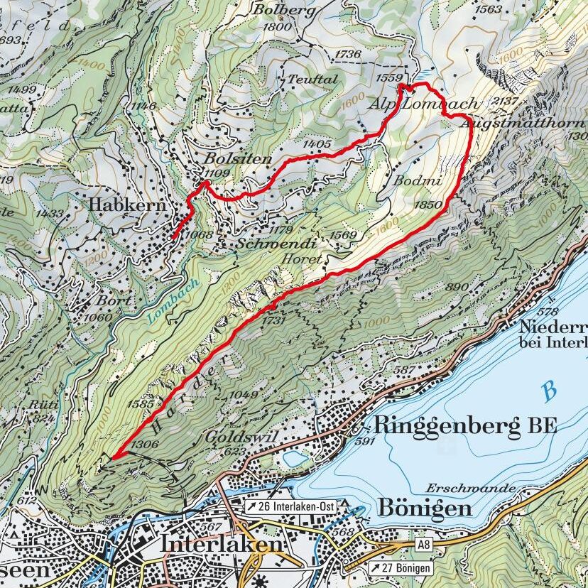 200901 Brienzergrat Map