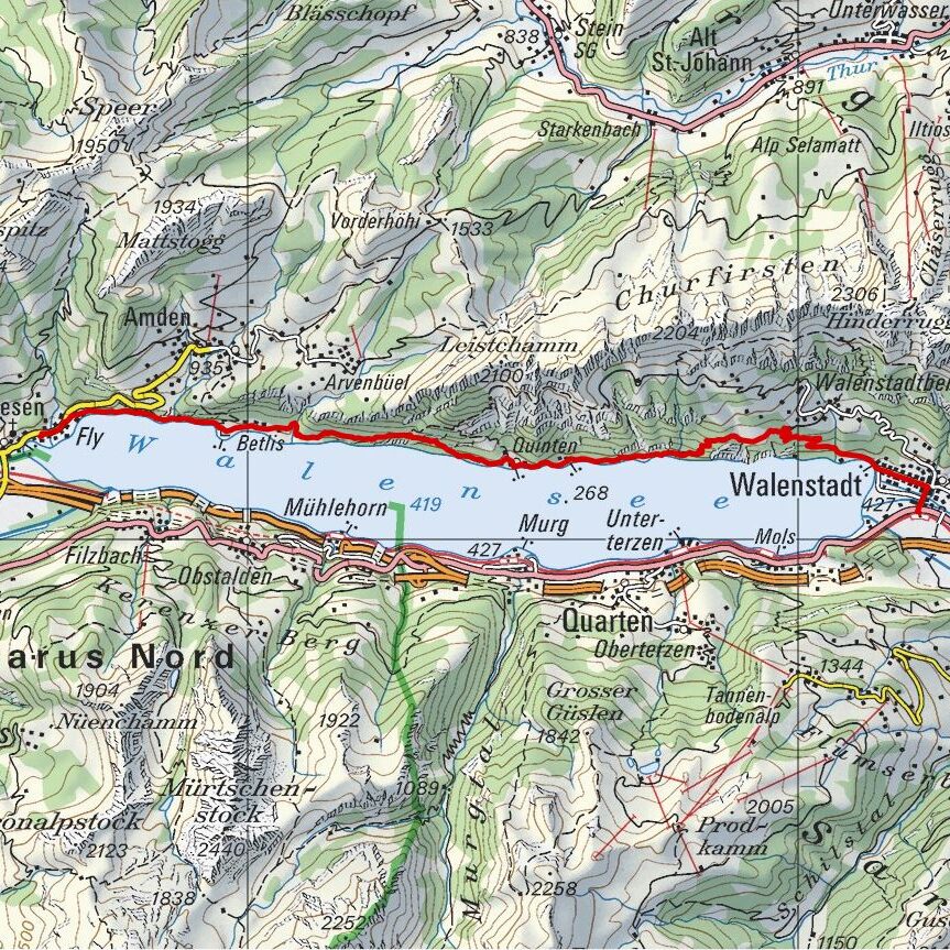 20140606 Walensee Map