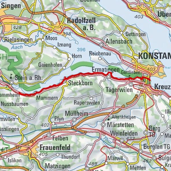20170527 Eschenz - Konstanz Map