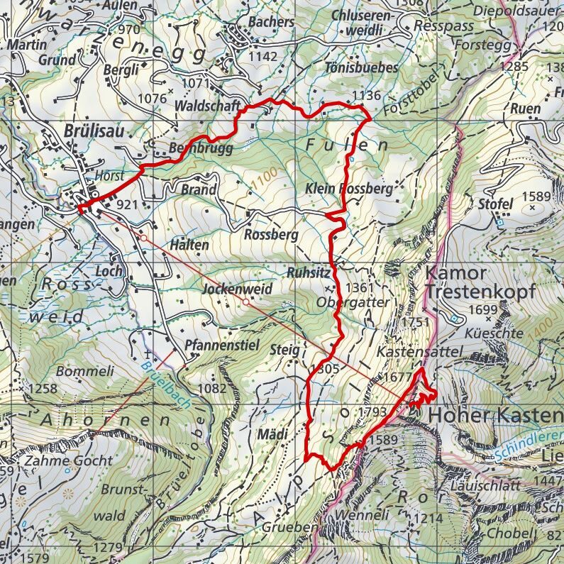 20170716 Hoher Kasten Map