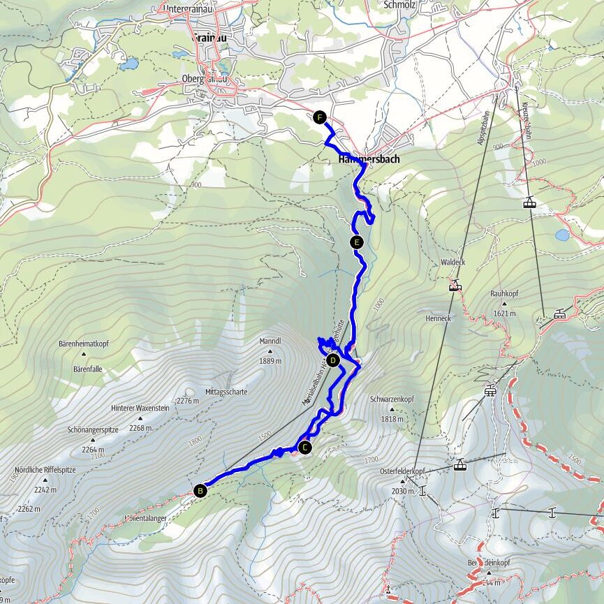 20180801 Höllentalklamm Map