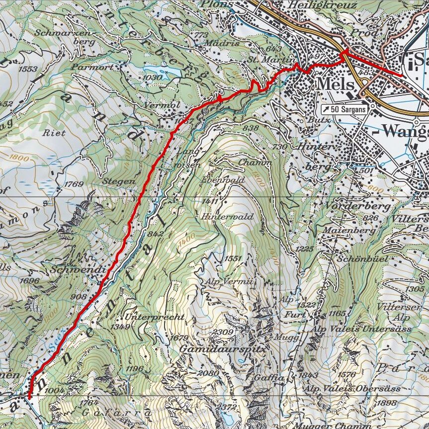 20180819 Via Alpina 1 Map