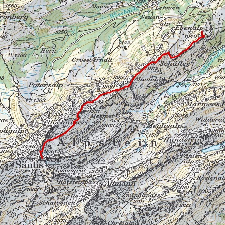 20180827 Säntis Map
