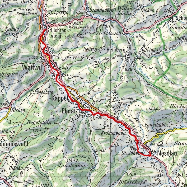 20181014 Thurweg Etappe 2 Map