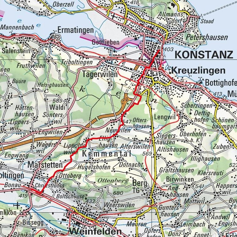 20190420 Jakobsweg 21 Map
