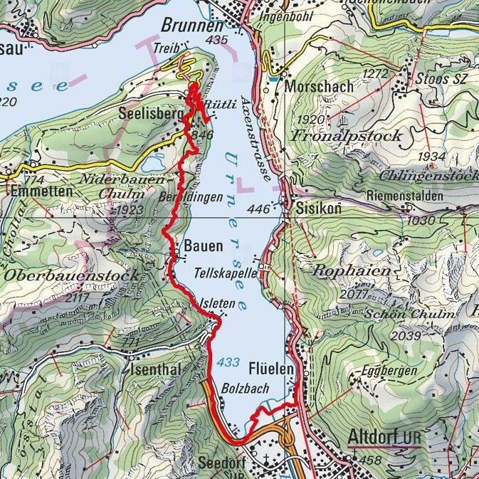 20190720 Weg der Schweiz 1 Map