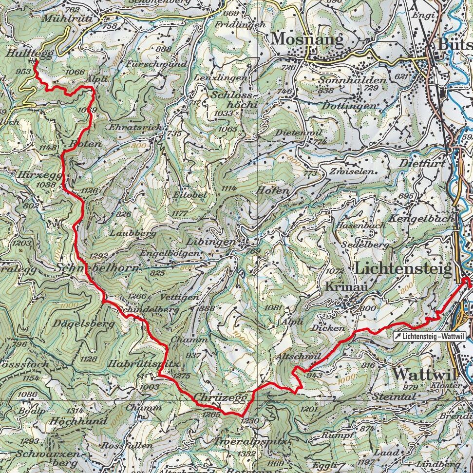 20191026 Chrüzegg Map