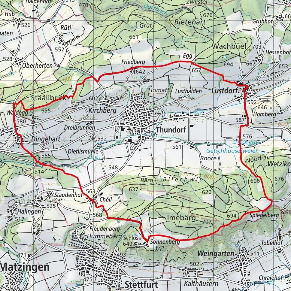 20200126 Thunbachtalweg Map
