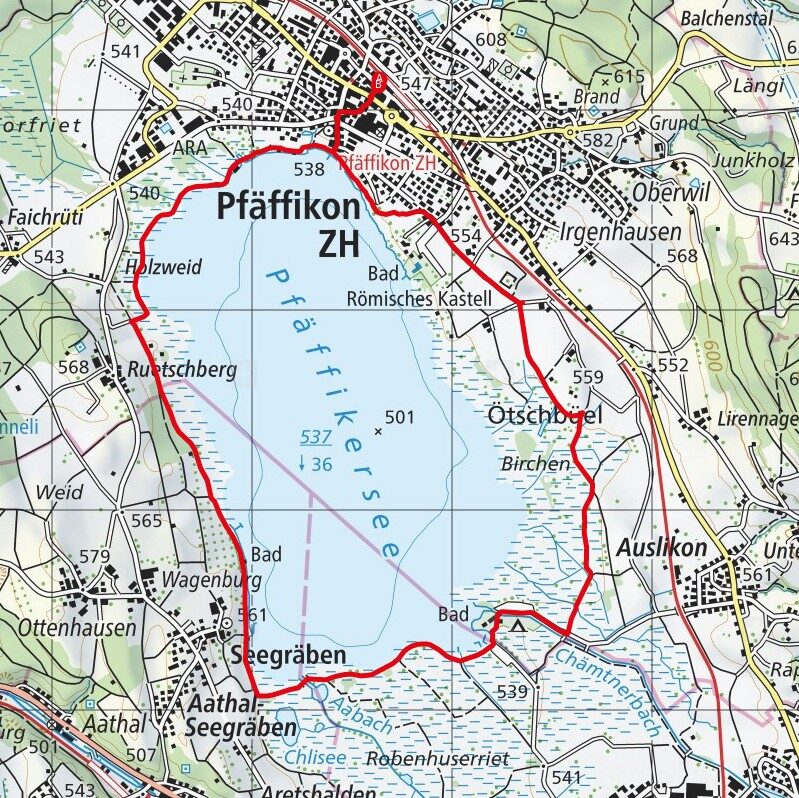 210509 Pfäffikersee Map