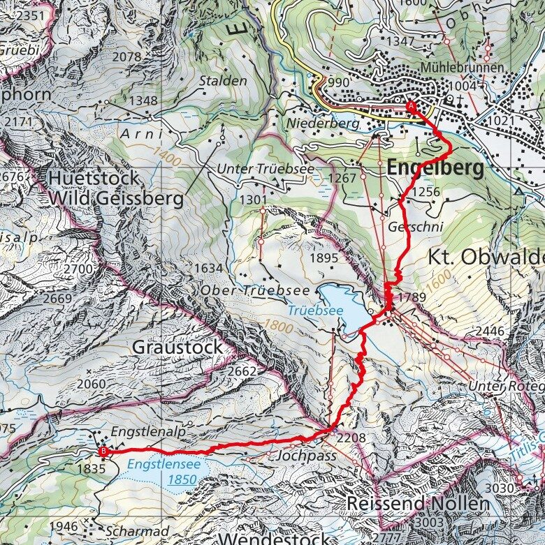 210912 Engelberg - Engstlenalp Map