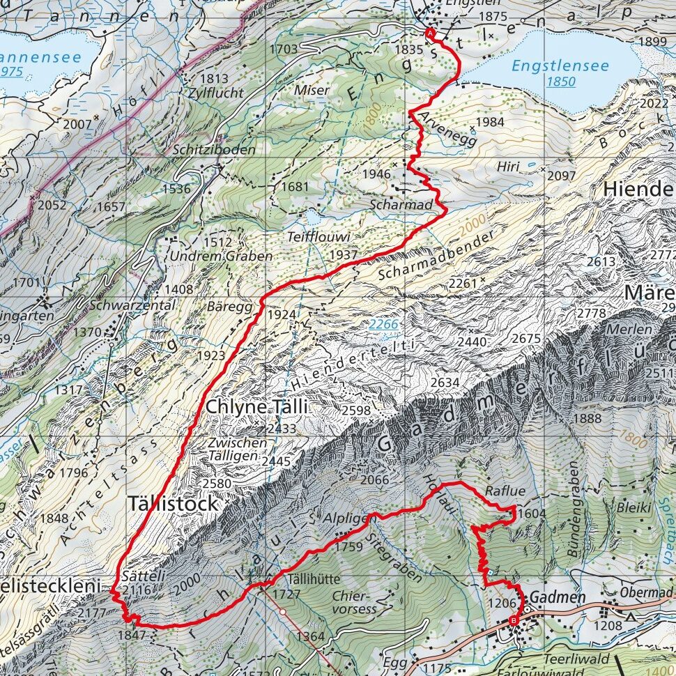 220828 Engstlenalp - Gadmen Map