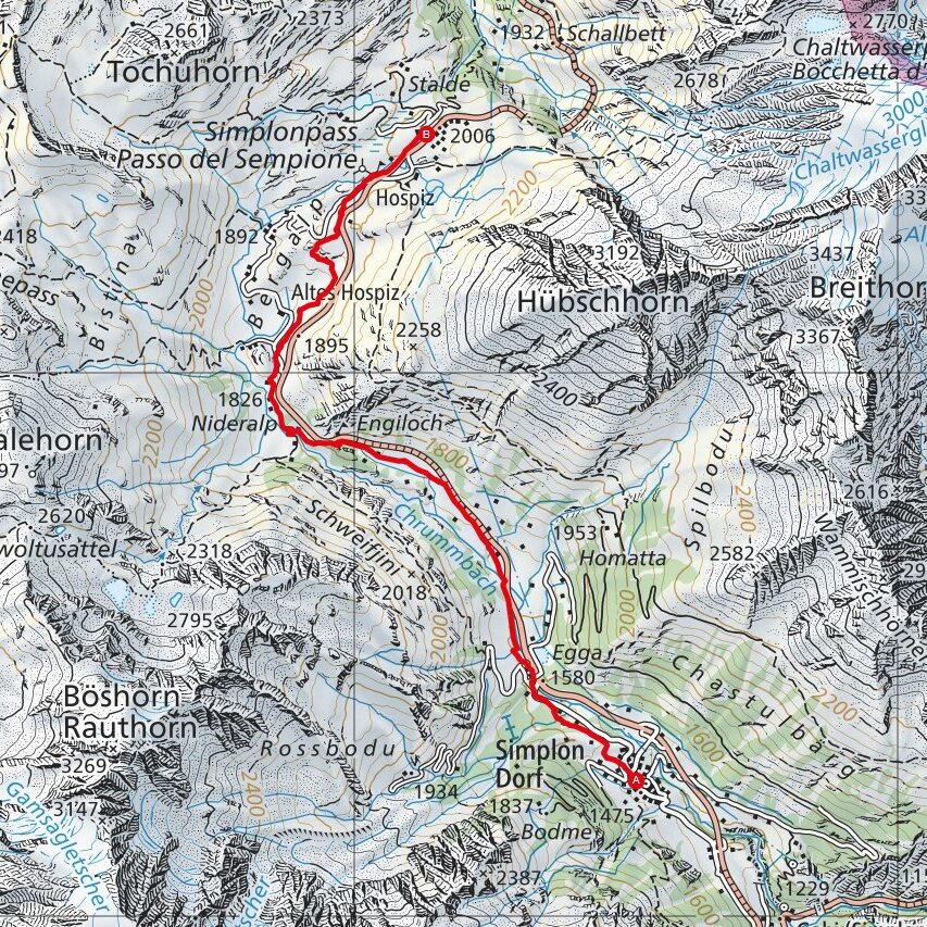 220910 Simplon Dorf -Simplonpass Map
