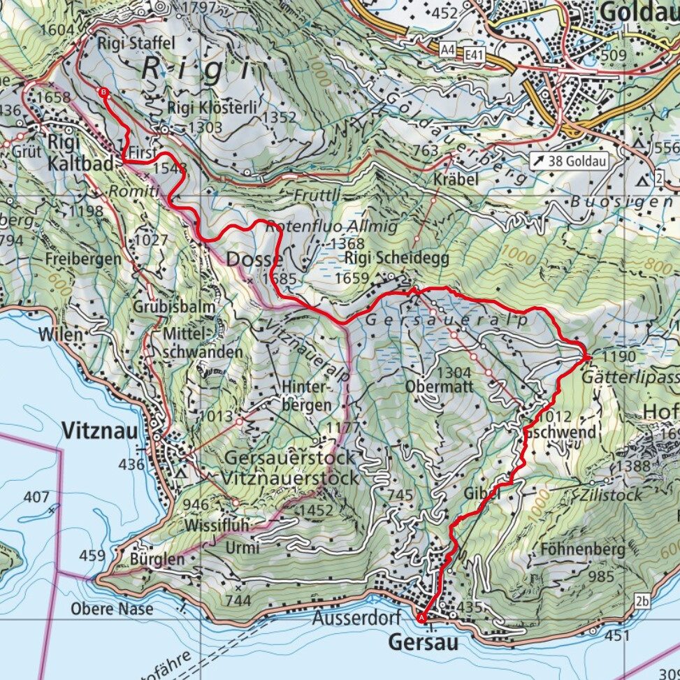 221030 Gersau - Rigi Map