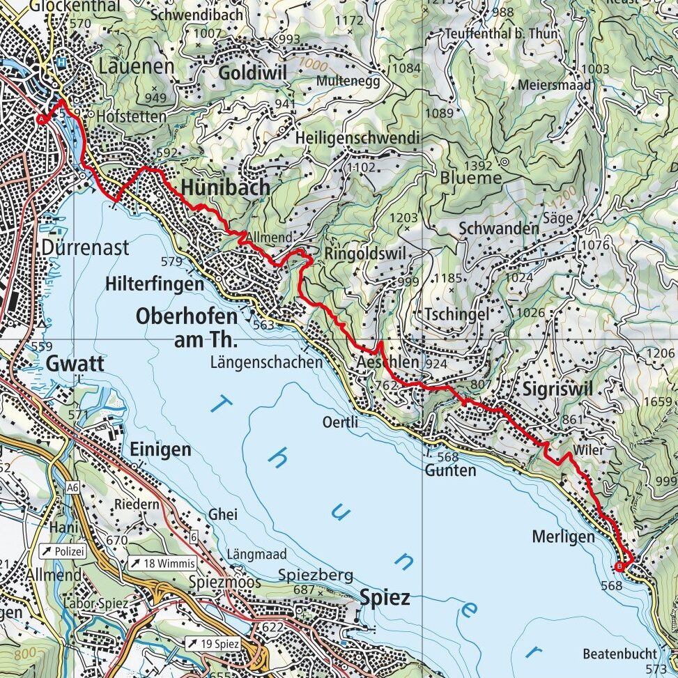230527 Thun - Merligen Map