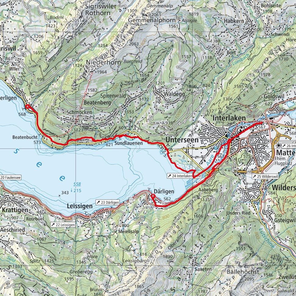 230528 Merligen - Därligen Map