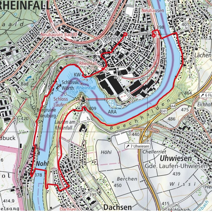 230813 Rheinfall Rundweg Map