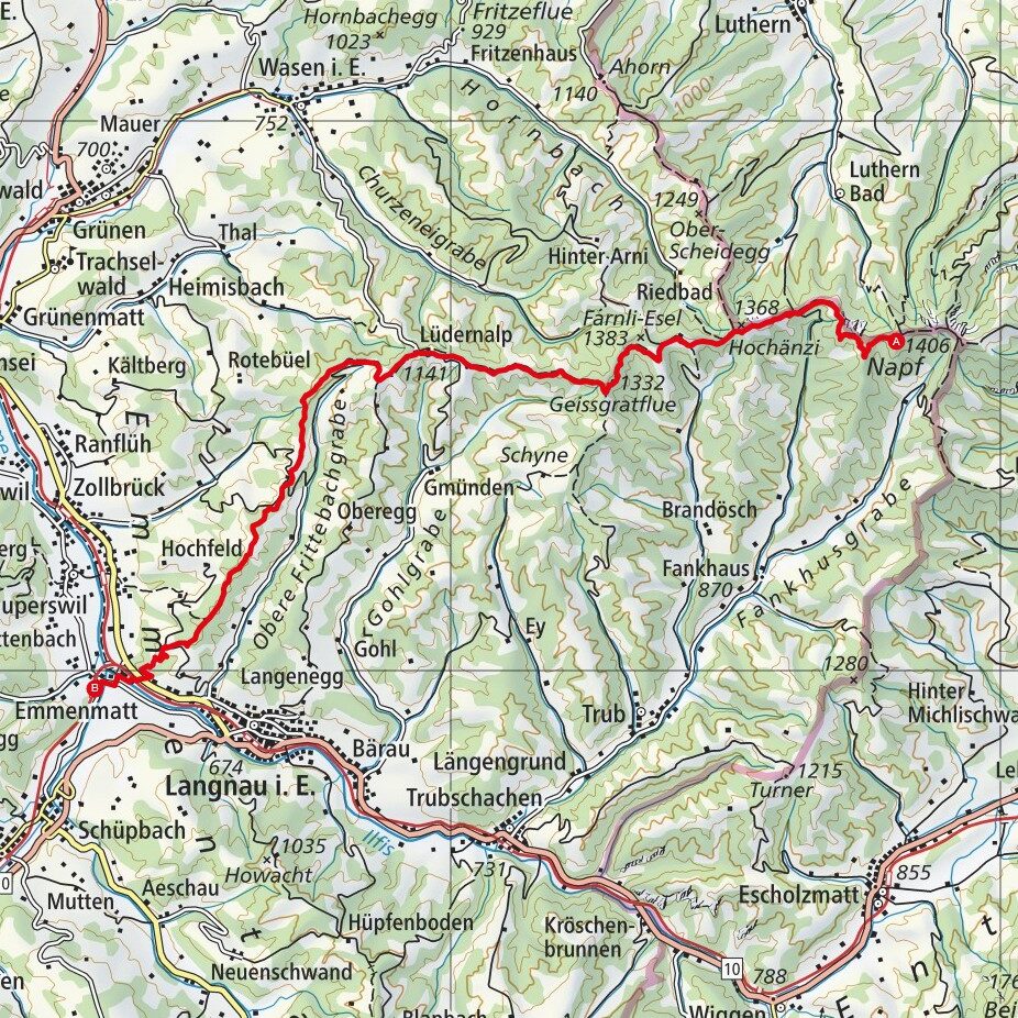 230917 Napf - Emmenmatt Map