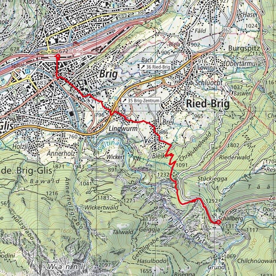 231006 Brig - Schallberg Map