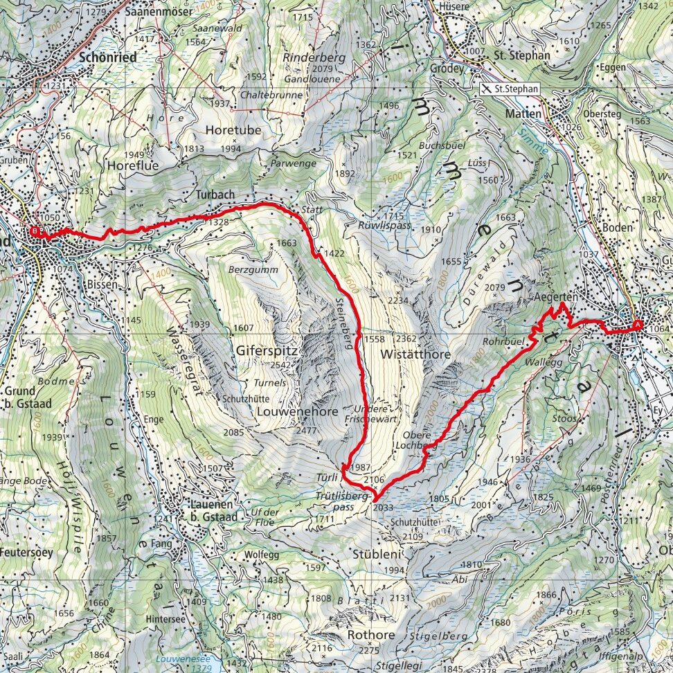 240826 Lenk - Gstaad Map
