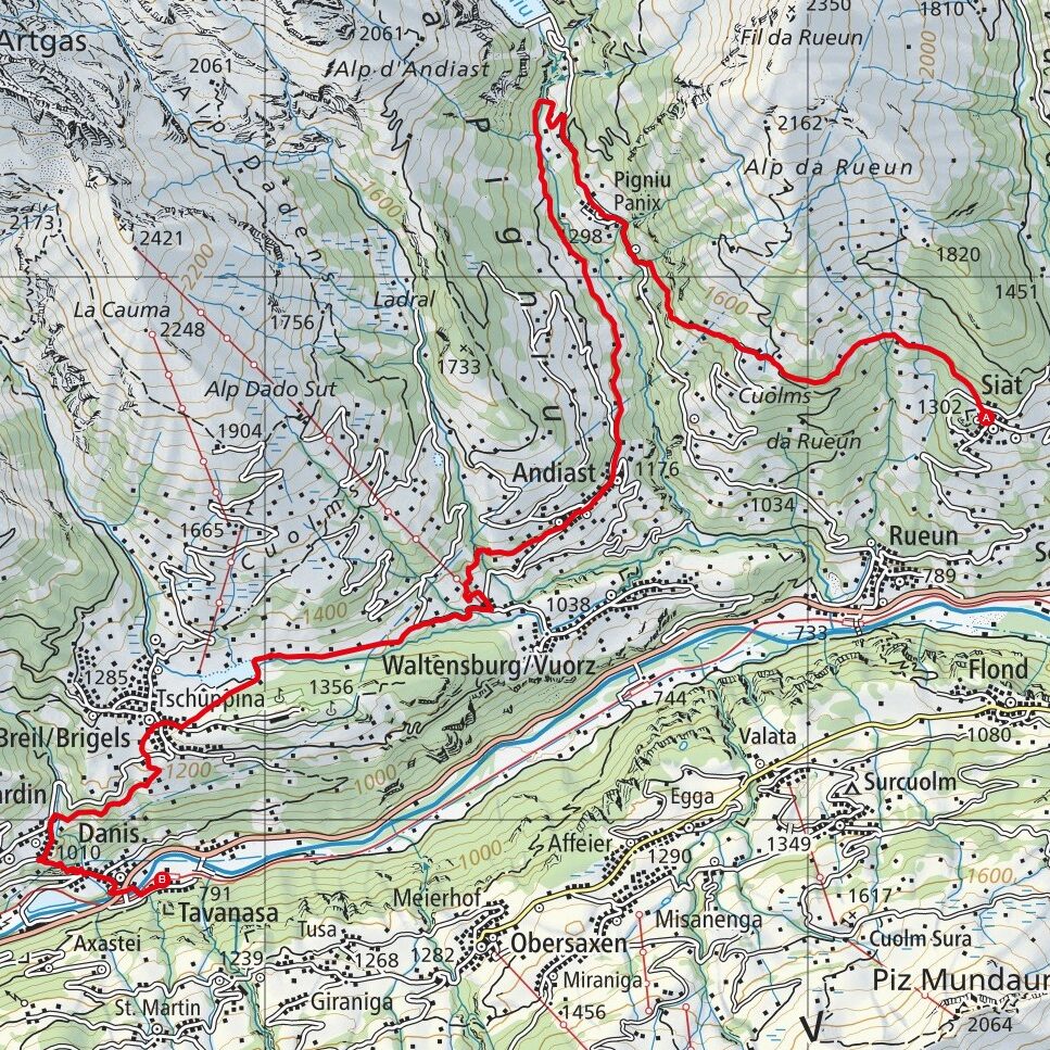 240915 Siat - Tavanasa Map