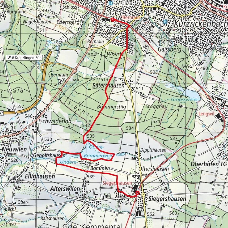 250406 Bommerweier-Weg Map