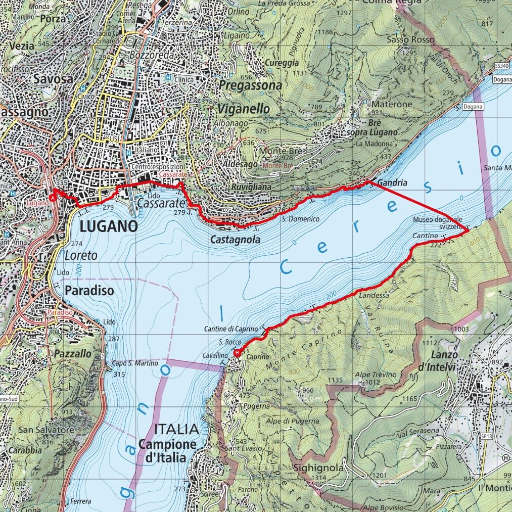 250531 Lugano - San Rocoo Map