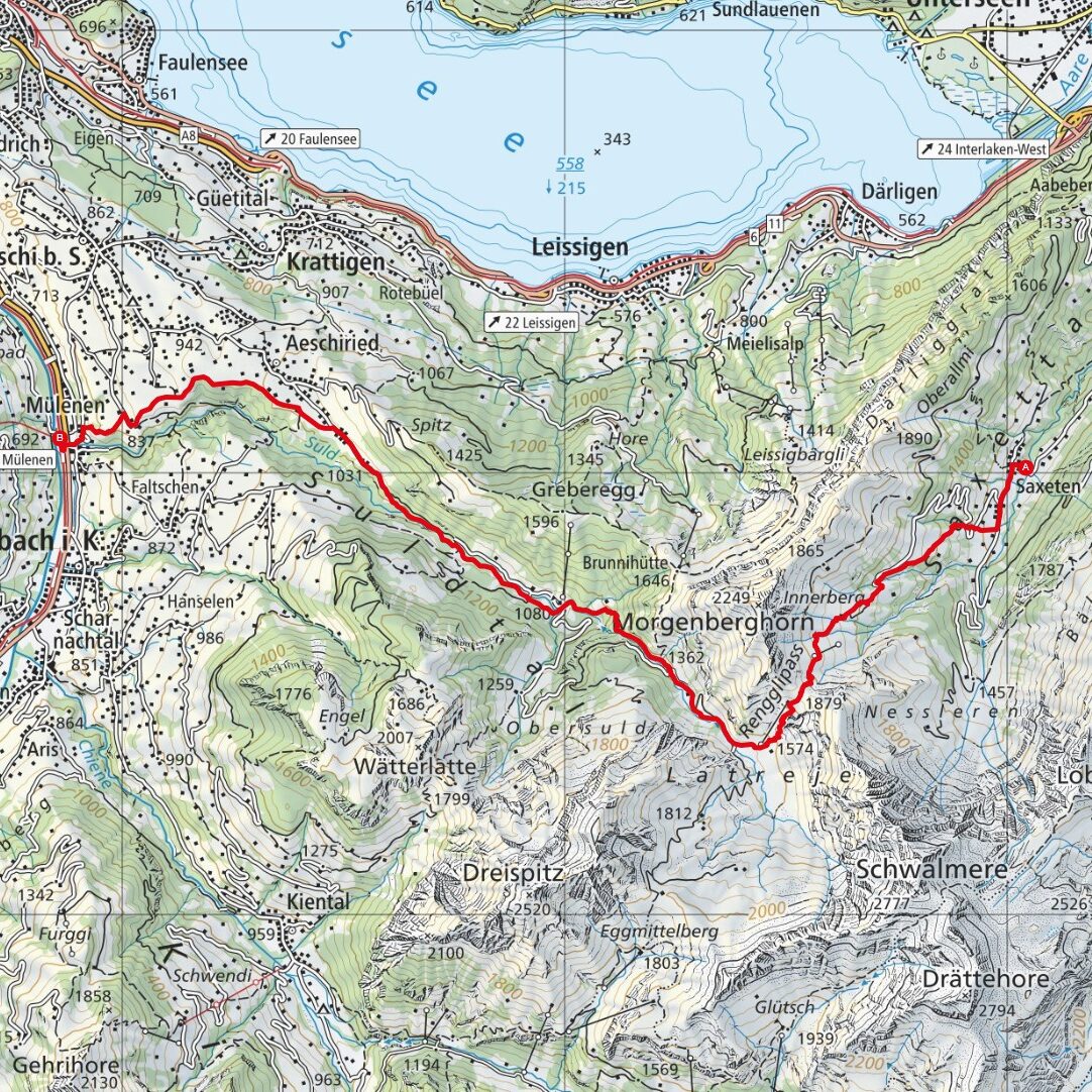250825 Saxeten - Mülenen Map