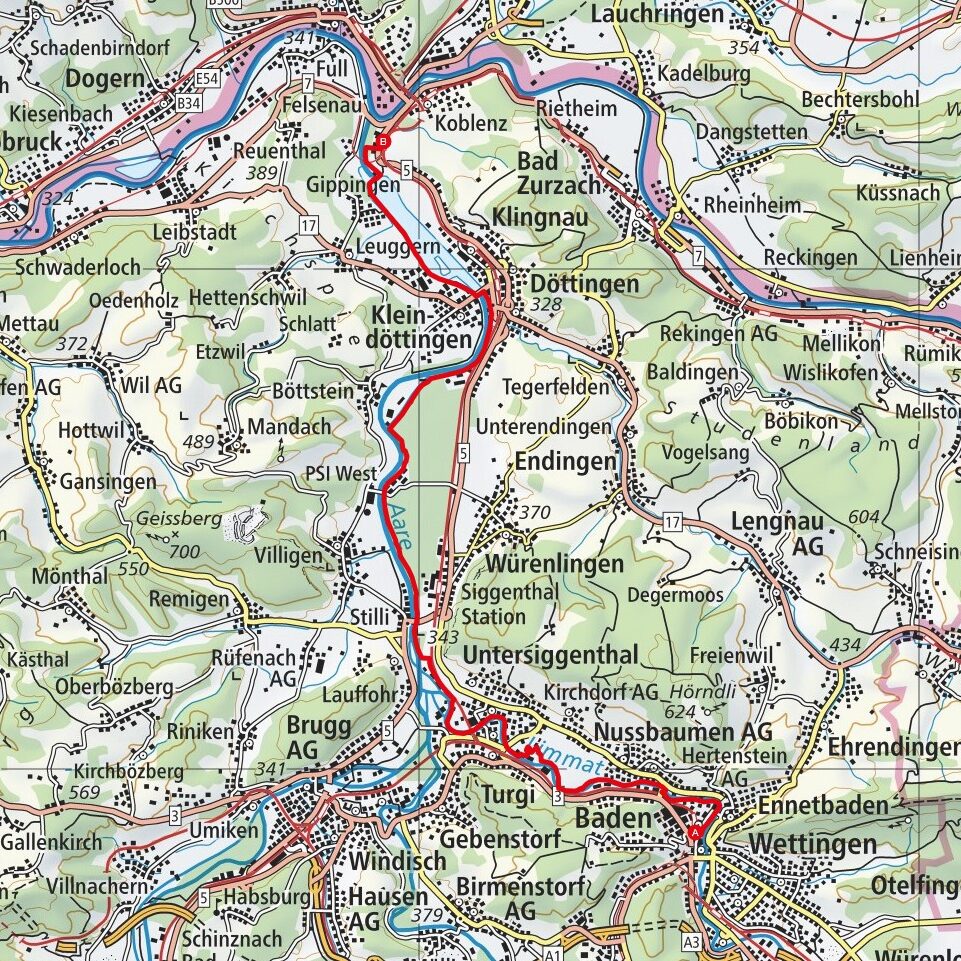 NOHUHN 240427 Baden - Koblenz Map